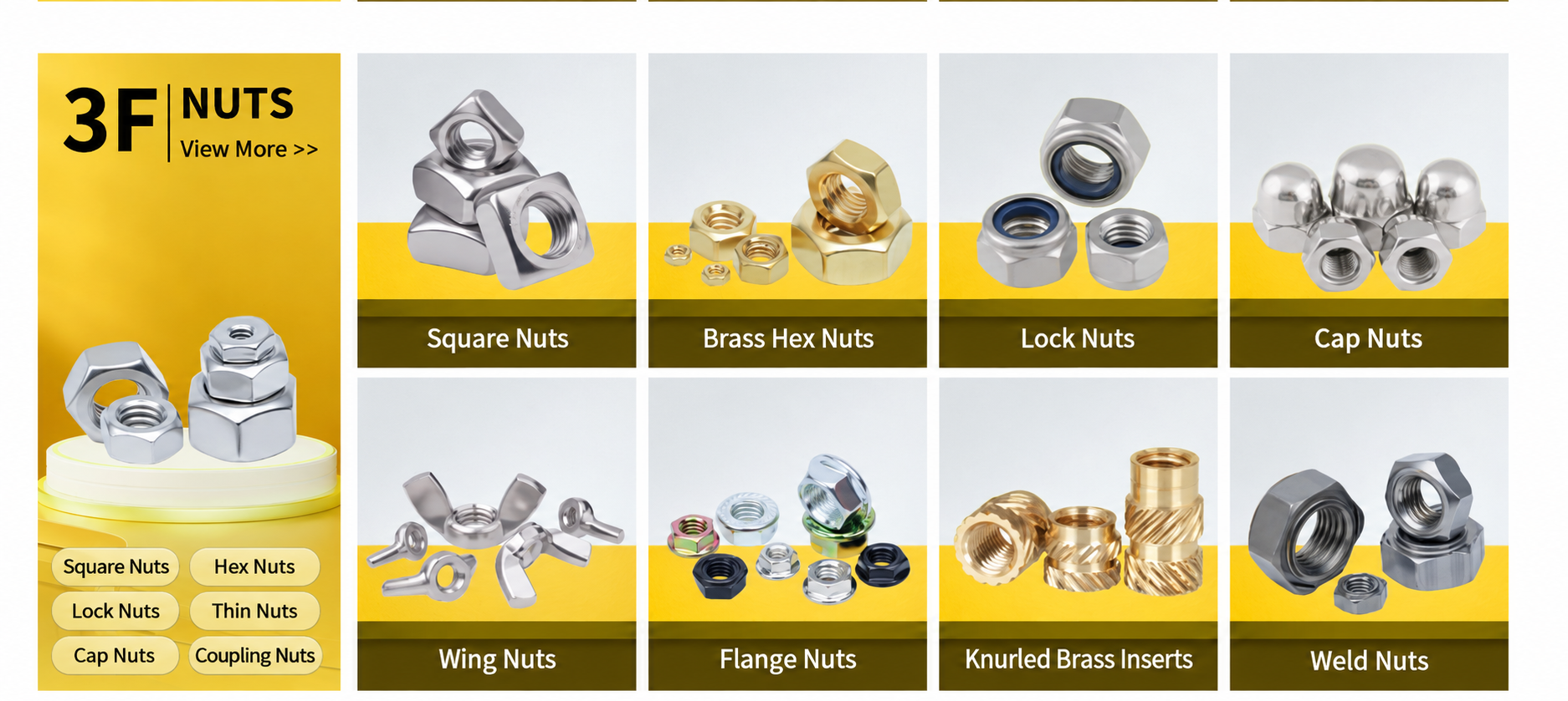 Nuts product catalog