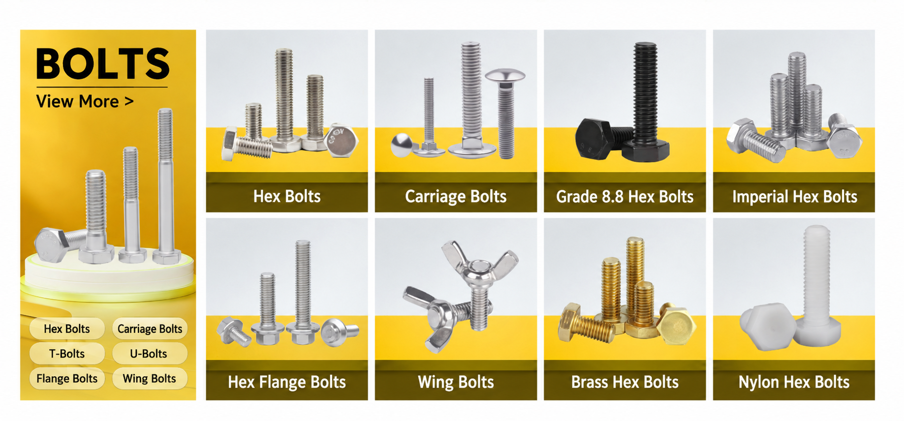 Bolts product catalog